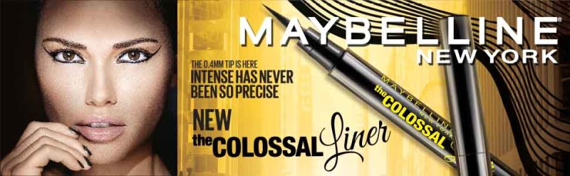 Maybelline The Colossal Liner in Black Review Swatch EOTD