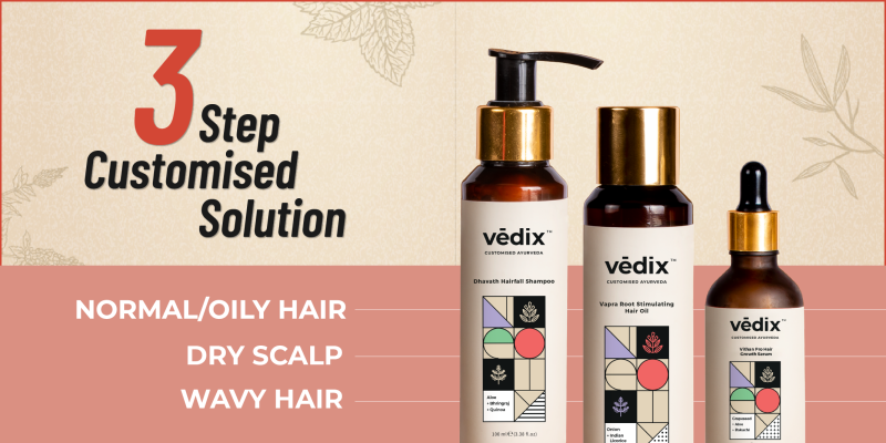 Buy Vedix Customised Hair Growth Combo |Hair Oil For Hair Fall | Anti Hair  Fall Shampoo|Dry Hair |Dry Scalp|Curly Hair - 200 ml (2 Items in the set) -  Lowest price in India| GlowRoad
