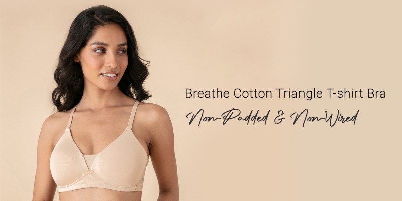 Nykd Everyday Cotton Triangle T-Shirt Bra-Padded, Wireless, 3/4th Coverage  - NYB003 Women T-Shirt Heavily Padded Bra - Buy Nykd Everyday Cotton  Triangle T-Shirt Bra-Padded, Wireless, 3/4th Coverage - NYB003 Women  T-Shirt Heavily