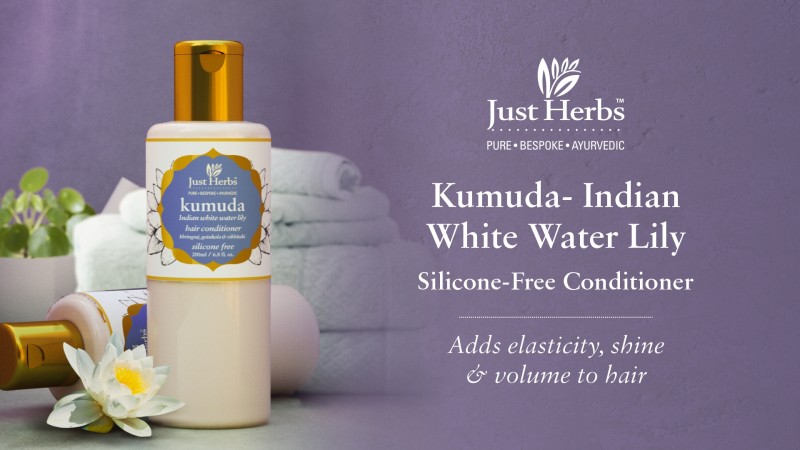 Just Herbs Kumuda Indian White Waterlily Conditioner For Hair Growth,  Damaged Hair - Price in India, Buy Just Herbs Kumuda Indian White Waterlily  Conditioner For Hair Growth, Damaged Hair Online In India,