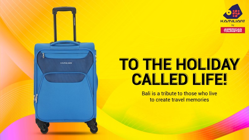 Kamiliant by American Tourister Kam Bali Sp 69Cm Ry Blue Expandable  Check-in Suitcase - 27 inch Blue - Price in India 