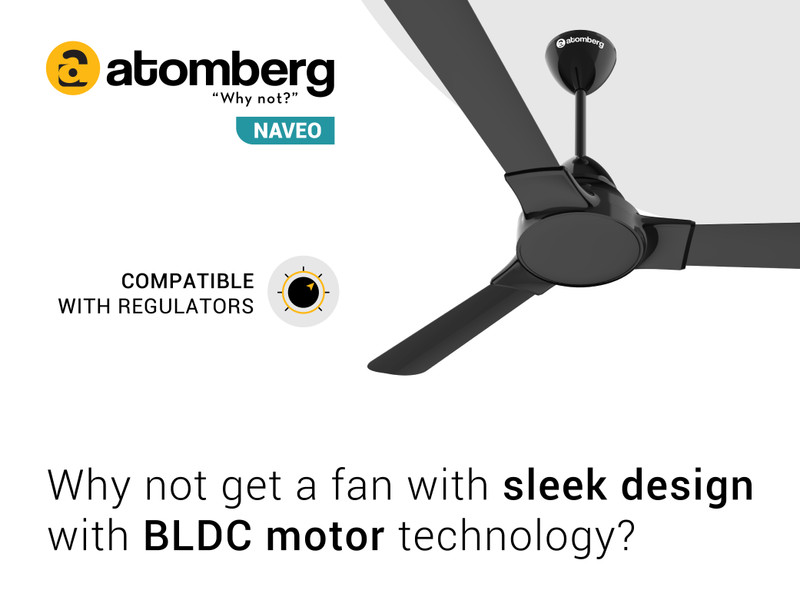Atomberg Naveo 1200 mm 3 Blade Ceiling 