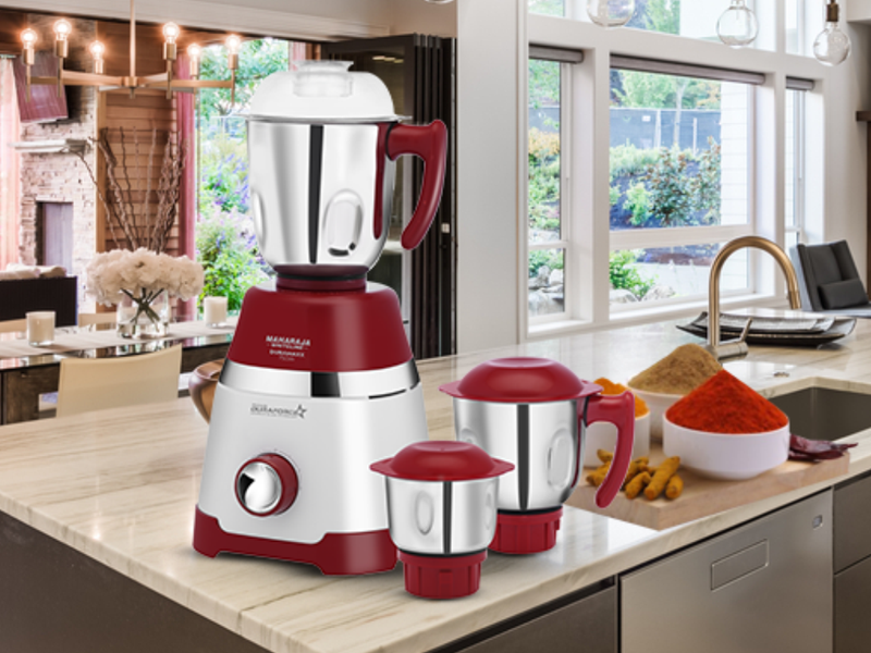 Duramaxx Maharaja Whiteline Duramaxx Miscelatore Smerigliatrice 750W 3 Barattoli 