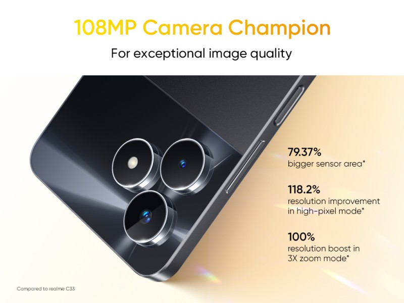 realme C53 4G 6GB RAM Parent (Champion Black) 