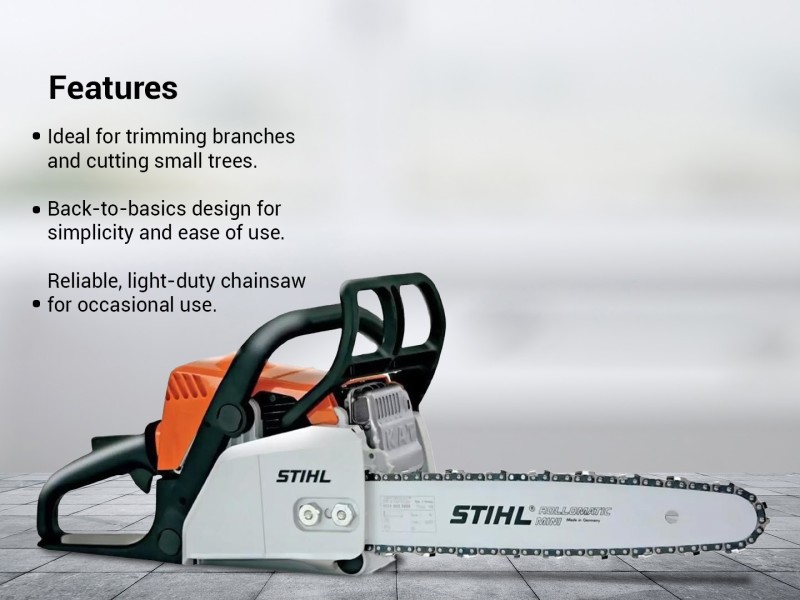 STIHL 2 HP 18 Inch Petrol Chain Saw MS180