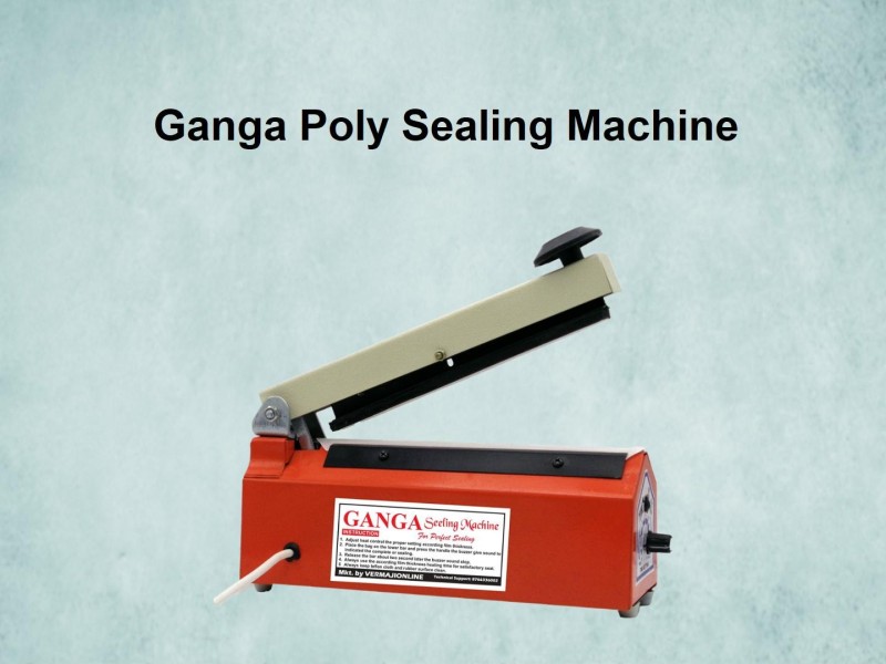 Ganga Packing Machine 8 Inches Poly Bag Heat Sealing Machine Table