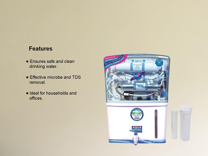 aqua pure grand Grand RO +UV +UF 12 L RO + UV Water Purifier - aqua pure  grand 