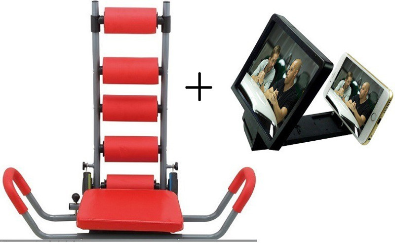 IBS Abrockettwister Rocket Twister Six Pack Abs zone Flex Total Body Fitness Home Gym Machine Abdominal with 3d enlarge screen Ab Exerciser(Red) IBS Abrockettwister Rocket Twister Six Pack Abs zone Flex Total Body Fitness Home Gym Machine Abdominal with 3d enlarge screen Ab Exerciser(Red)