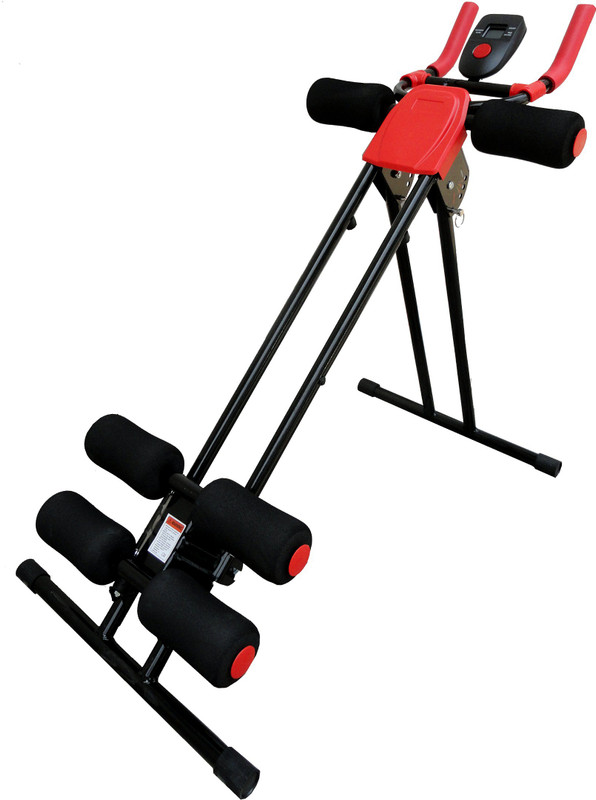 Kobo Power Plank Abdominal Trainer Ab Exerciser(Black, Red) Kobo Power Plank Abdominal Trainer Ab Exerciser(Black, Red)