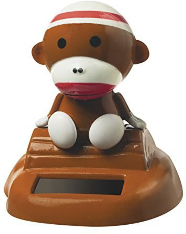 Toysmith 2508 Solar Sock Monkey Novelty(Multicolor)
