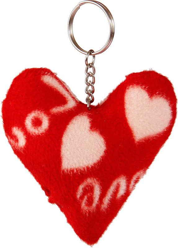 Creative Textiles Fur Key Chain(Red)