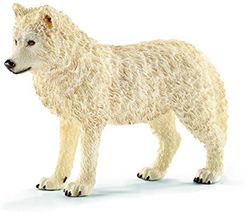Schleich Arctic Wolf Toy Figure(Multicolor)
