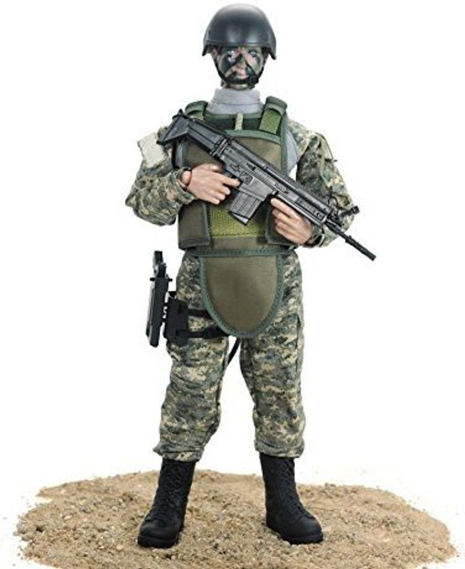Super System 12'' Special Forces Action Figure - ACU(Multicolor)