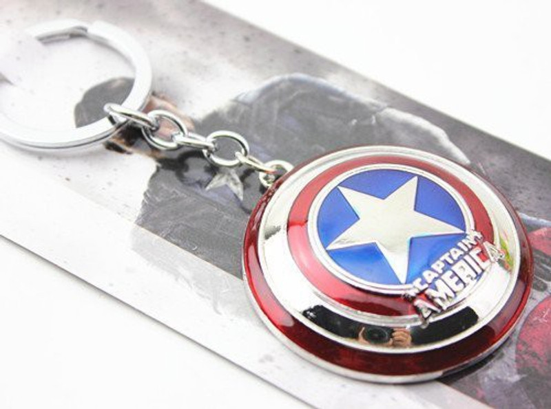 zhongqiang Anime Avengers Model, Captain America Keychains, Pendants(Multicolor)
