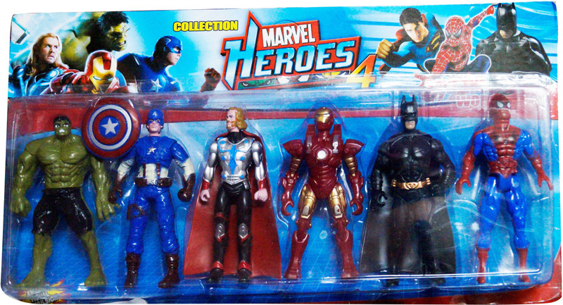 Parv Collections Marvel Super Heroes(Multicolor)