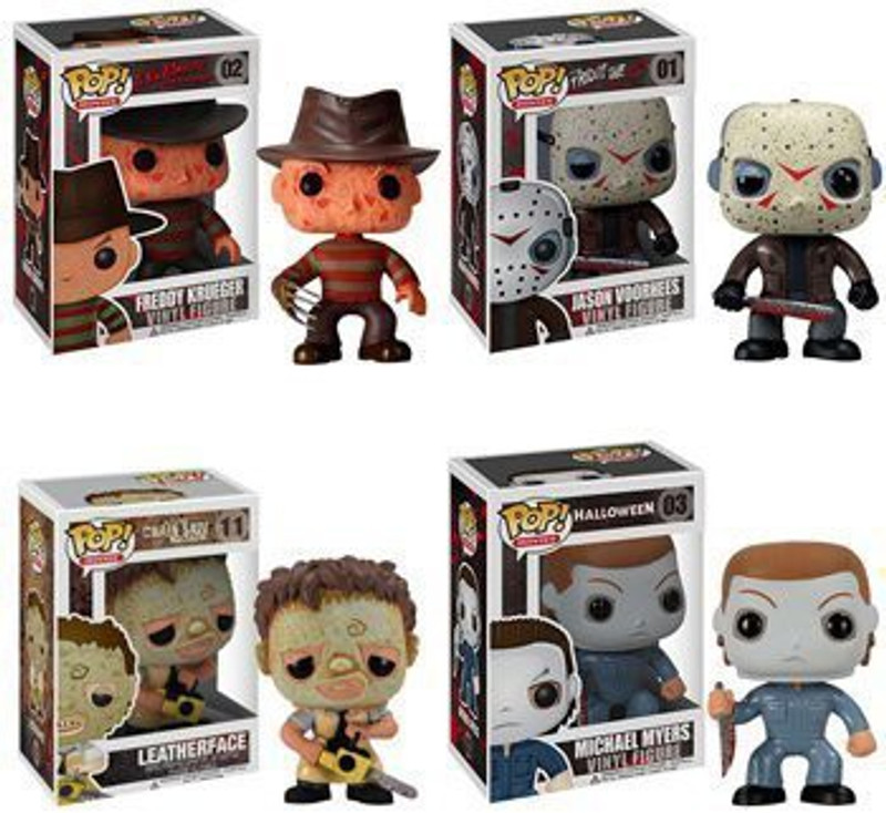 Funko Pop Horror Movies Vinyl Set Of 4 (Freddyjasonmichael Myers(Multicolor)