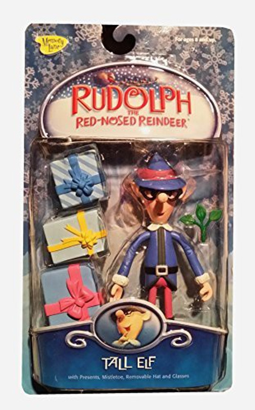 Memory Lane Rudolph The Rednosed Reindeer Holiday Tall Elf With Presents(Multicolor)