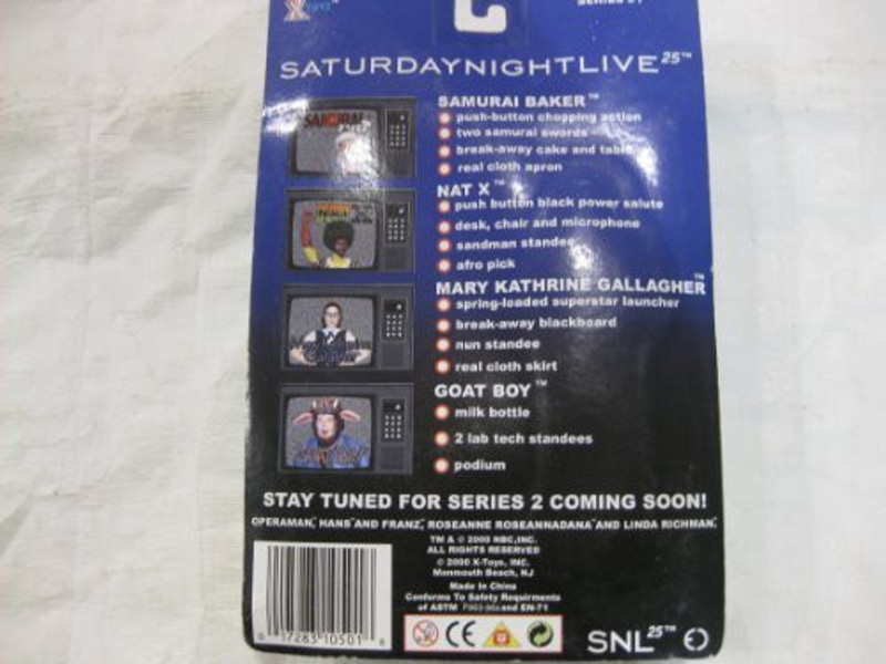 toy figure Xsaturday Night Live Series 1 Samurai Baker(Multicolor)