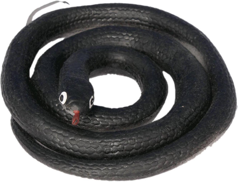 Homeshopeez Rubber Snake-BLK(Black)