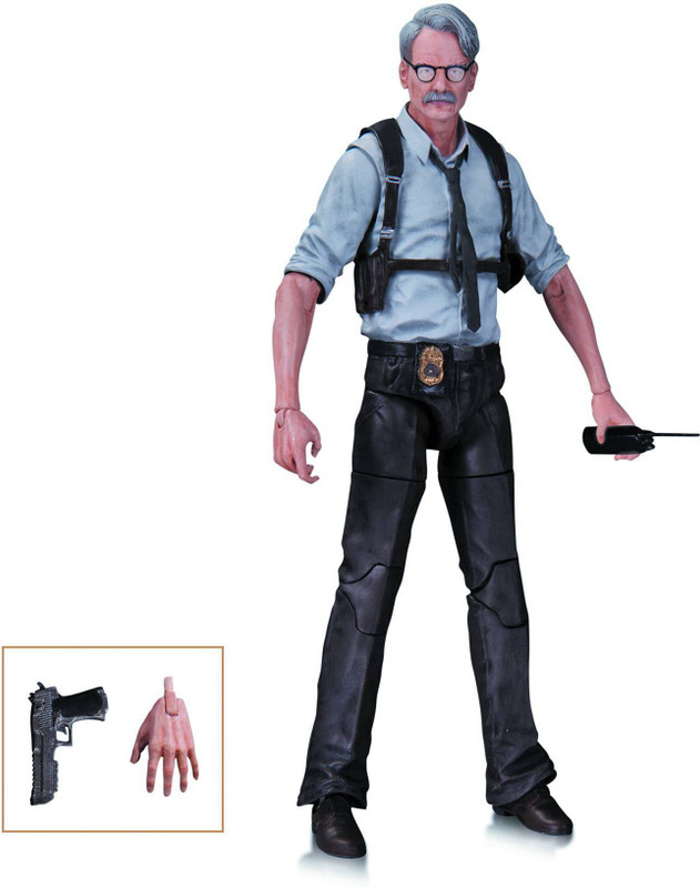 DC Collectibles Batman Arkham Knight Commissioner Gordon Action Figure(Multicolor)
