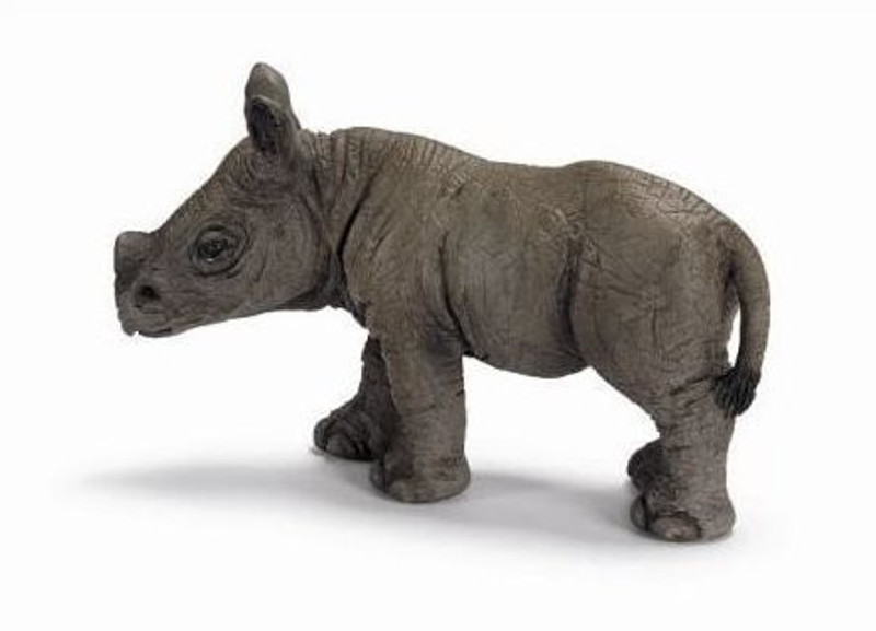 Schleich African Black Rino Calf 14395(Grey)