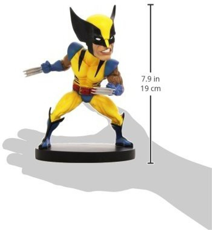 NECA Marvel Classic Wolverine Head Knocker(Multicolor)