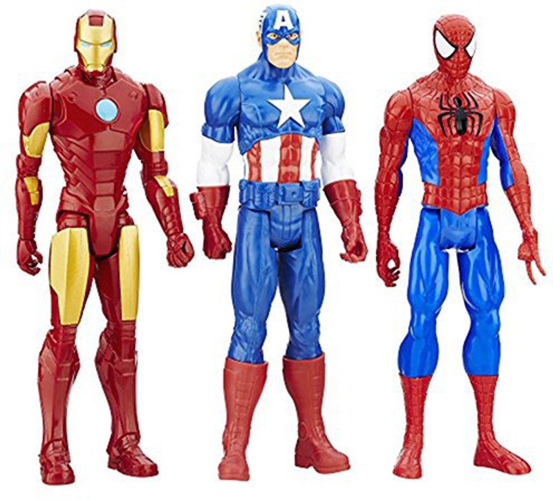 Sterling STERLING 3 IN 1 Avengers Titan Hero Series Captain America, Spider-man, Iron Man 12