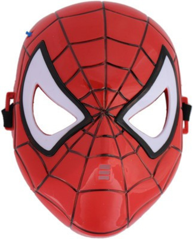Gift World Spider Man Mask Lighting with LED(Red)