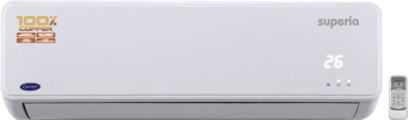 Carrier 2 Ton 5 Star Split AC - White(CACS24SU5C3, Copper Condenser)