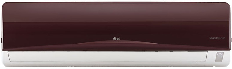 LG 1 Ton 3 Star Split Inverter AC - Red(JS-Q12NRXA, Aluminium Condenser)