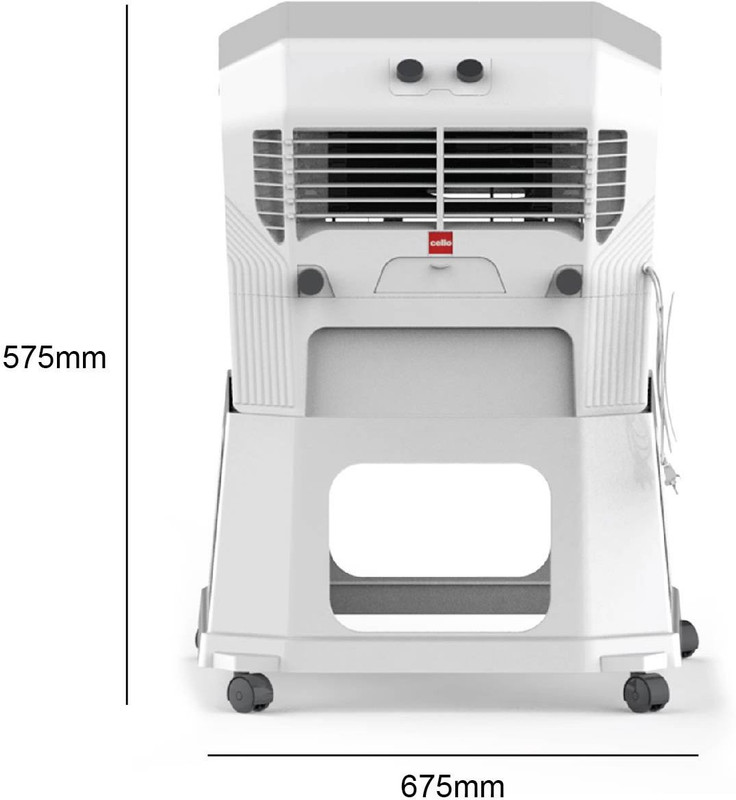 Cello Swift 50 Room/Personal Air Cooler(White, 50 Litres)