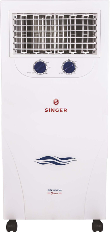 Singer Atlantic Senior Room/Personal Air Cooler(White, 34 Litres)