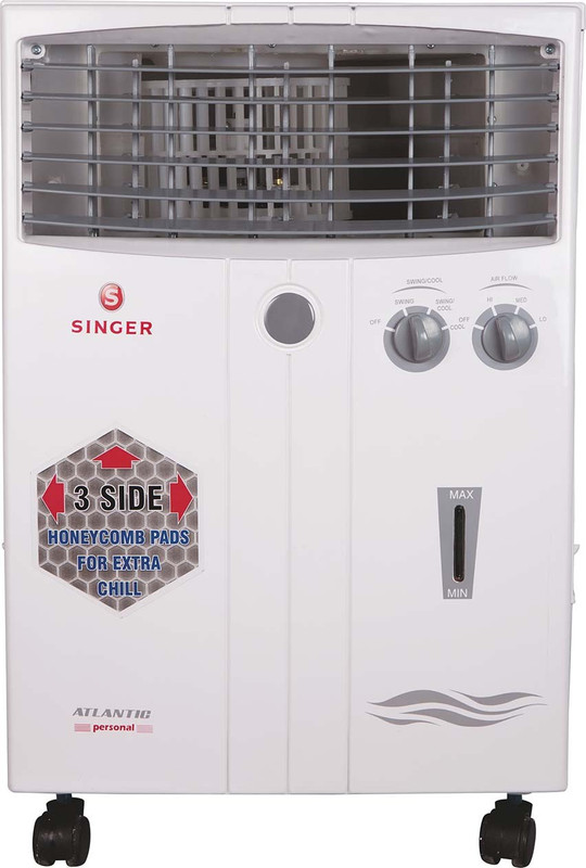 Singer Atlantic Personal Room/Personal Air Cooler(White, 20 Litres)