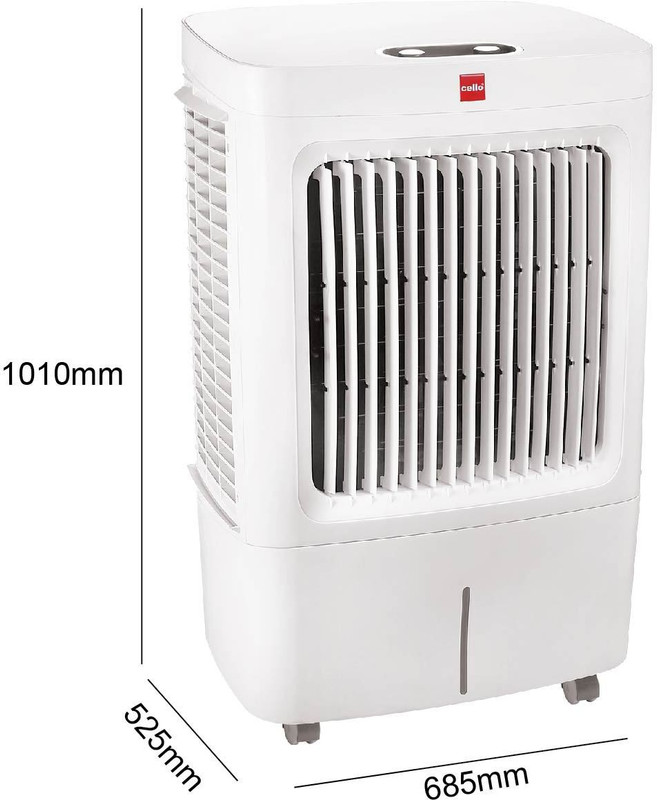 Cello Osum 50 Plus Room/Personal Air Cooler(White, 50 Litres)
