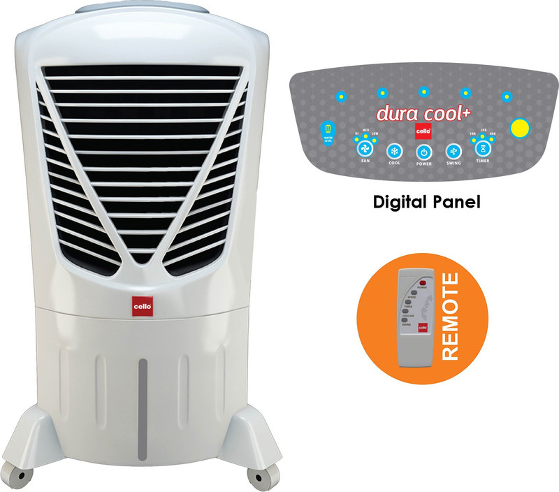 Cello Dura Cool Plus 30 Room/Personal Air Cooler(White, 30 Litres)