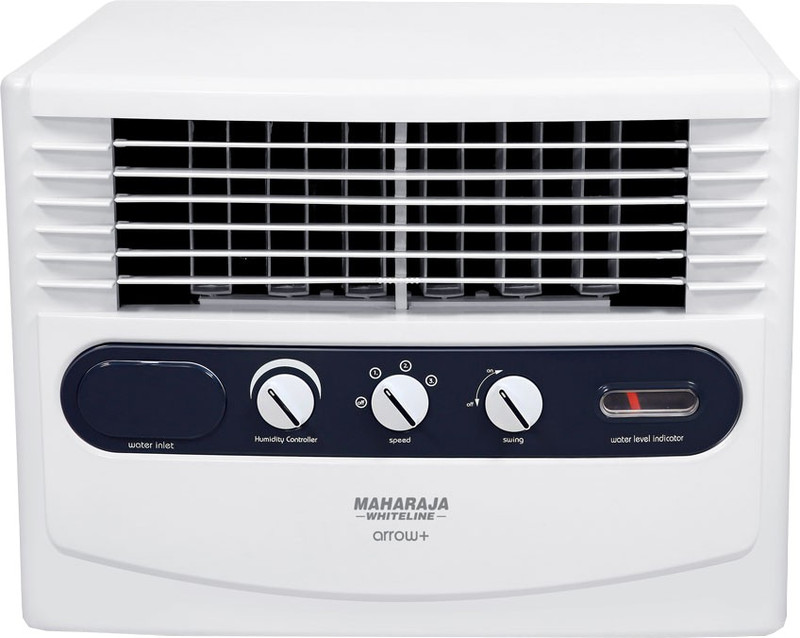 Maharaja Whiteline Arrow + (co-100) Personal Air Cooler(White and Grey, 30 Litres) RS.8499 (49.00% Off) - Flipkart