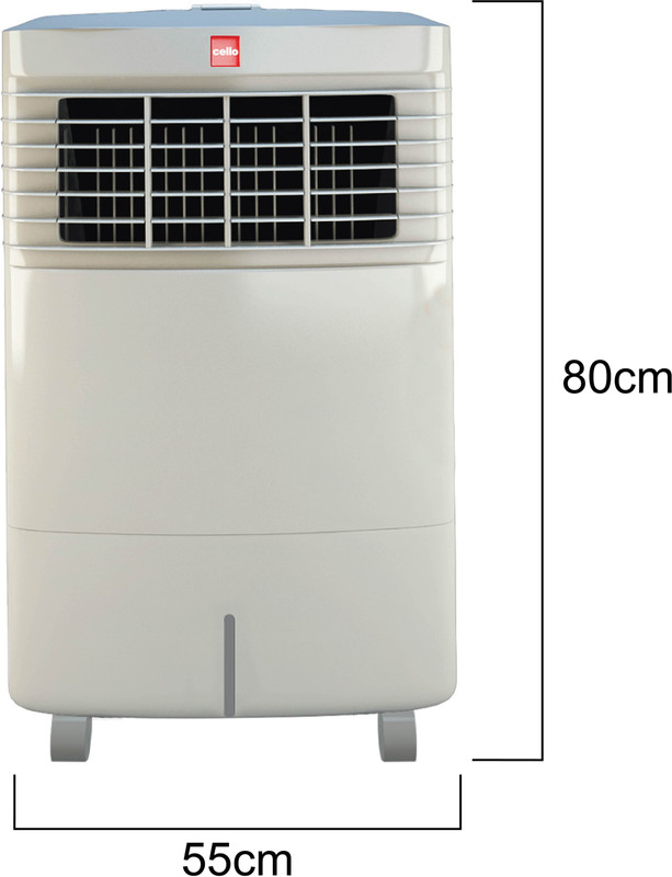 Cello Trendy Plus 30 Room/Personal Air Cooler(White, 30 Litres)