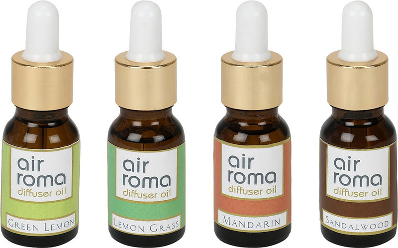 Airroma Green Lemon, Lemon Grass, Mandarin, Sandalwood Car Freshener (Pack of 4)(60 ml) Airroma Green Lemon, Lemon Grass, Mandarin, Sandalwood Car Freshener (Pack of 4)(60 ml)