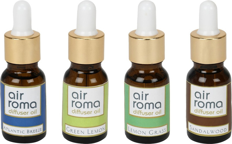 Airroma Green Lemon, Atlantic Breeze, Lemon Grass, Sandalwood Car Freshener (Pack of 4)(90 ml) Airroma Green Lemon, Atlantic Breeze, Lemon Grass, Sandalwood Car Freshener (Pack of 4)(90 ml)