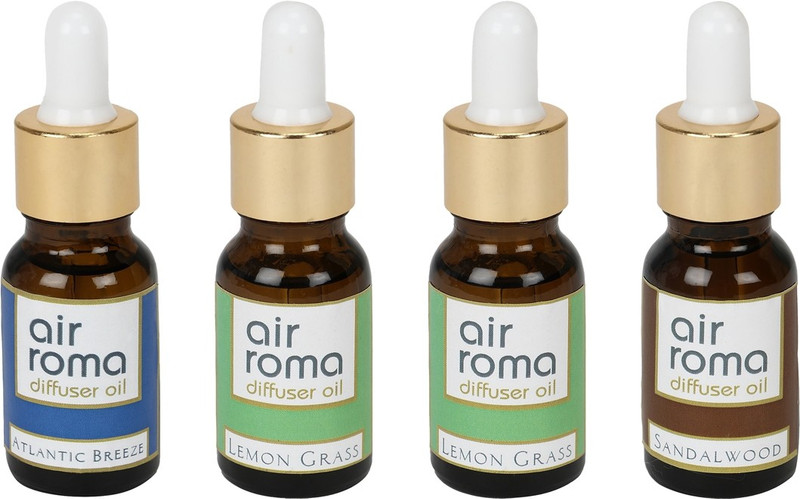Airroma Atlantic Breeze, Lemon Grass, Sandalwood Car Freshener (Pack of 4)(90 ml) Airroma Atlantic Breeze, Lemon Grass, Sandalwood Car Freshener (Pack of 4)(90 ml)