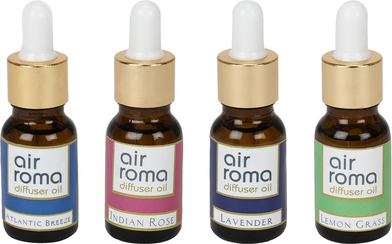 Airroma Atlantic Breeze, Lavender, Indian Rose, Lemon Grass Car Freshener (Pack of 4)(90 ml) Airroma Atlantic Breeze, Lavender, Indian Rose, Lemon Grass Car Freshener (Pack of 4)(90 ml)