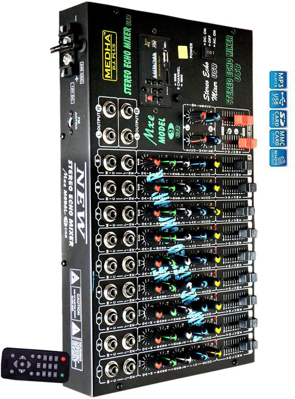 Medha SEM-9USB 220 W AV Power Amplifier(Black)