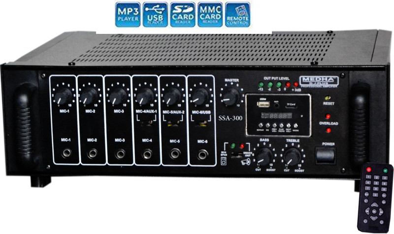 Medha SSA-300 300 W AV Power Amplifier(Black)