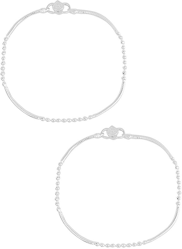 Jewel99 Snake Mystic Silver Anklet(Pack of 2) Jewel99 Snake Mystic Silver Anklet(Pack of 2)