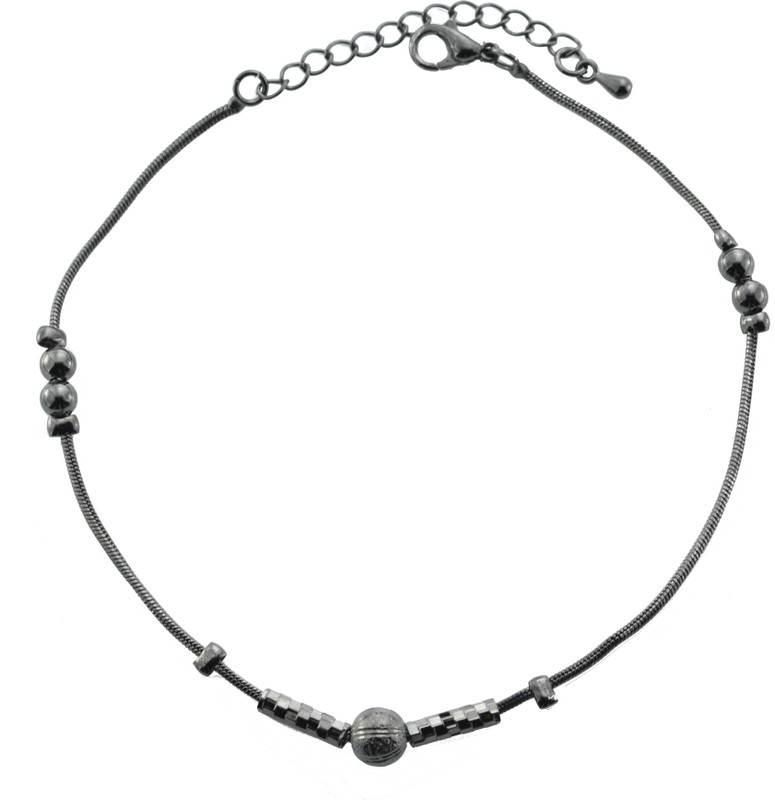 High Trendz Amazing Black Alloy Anklet High Trendz Amazing Black Alloy Anklet