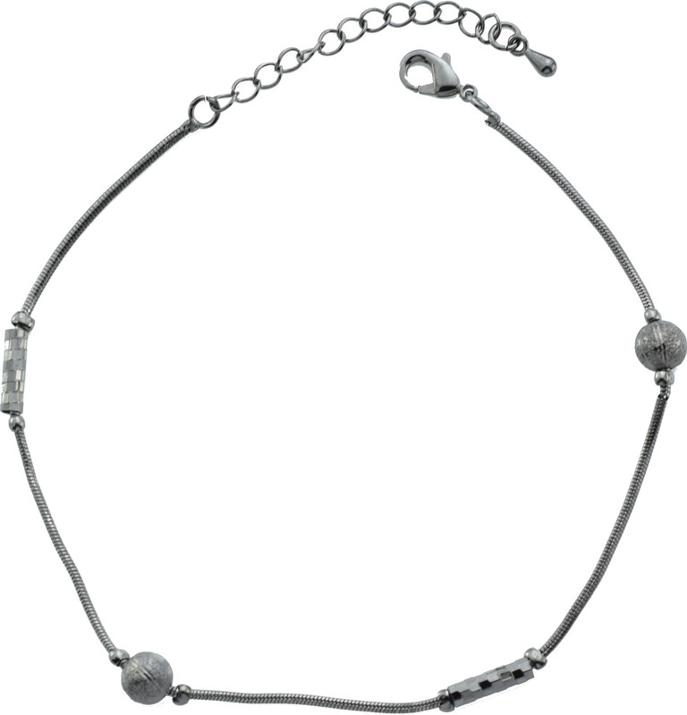 High Trendz Trendy Black Alloy Anklet High Trendz Trendy Black Alloy Anklet