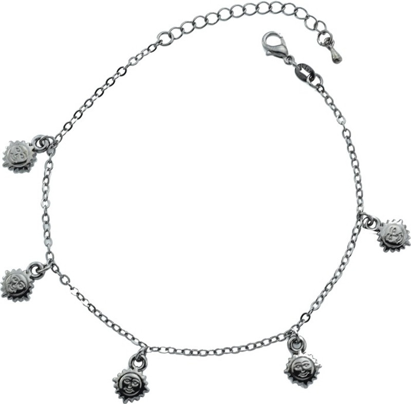High Trendz Blzck Sun Alloy Anklet High Trendz Blzck Sun Alloy Anklet