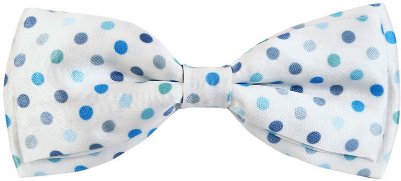 Blacksmith Polka Bluedesign Bow Polka Print Men Tie Blacksmith Polka Bluedesign Bow Polka Print Men Tie