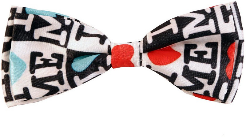 Blacksmith I Love Medesign Bow Graphic Print Men Tie Blacksmith I Love Medesign Bow Graphic Print Men Tie