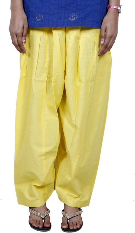 IndiWeaves Cotton Blend Solid Salwar IndiWeaves Cotton Blend Solid Salwar